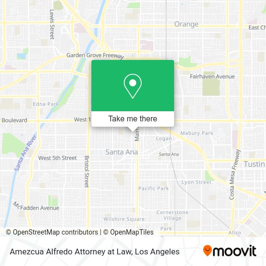 Amezcua Alfredo Attorney at Law map