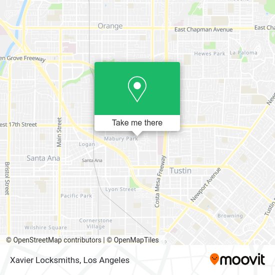 Xavier Locksmiths map