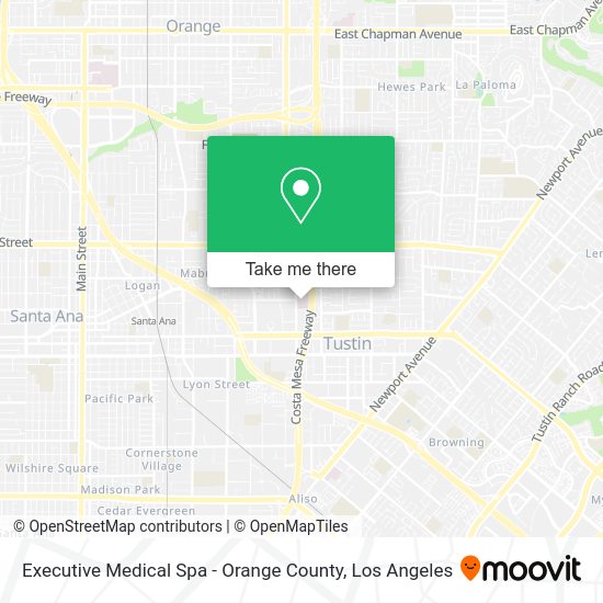 Mapa de Executive Medical Spa - Orange County