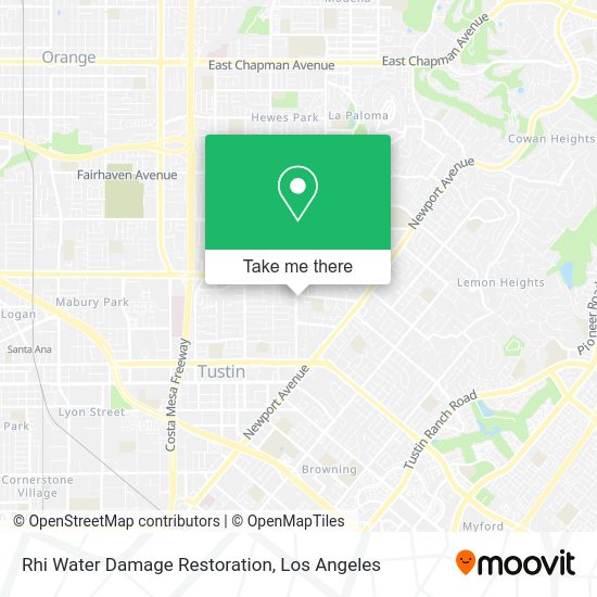 Rhi Water Damage Restoration map