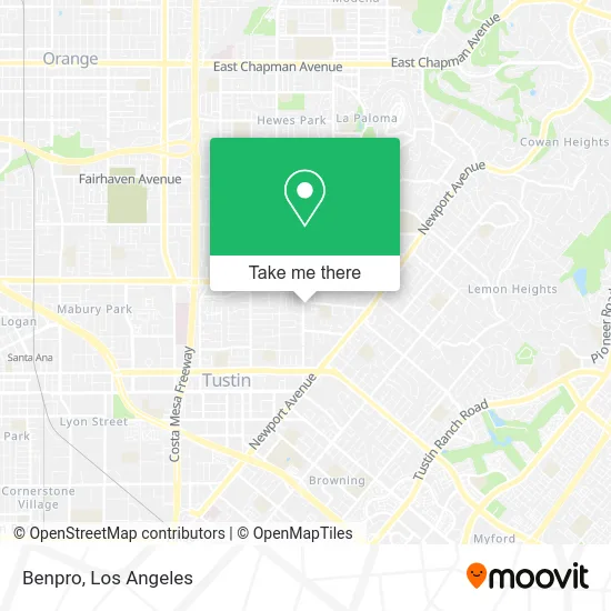 Benpro map