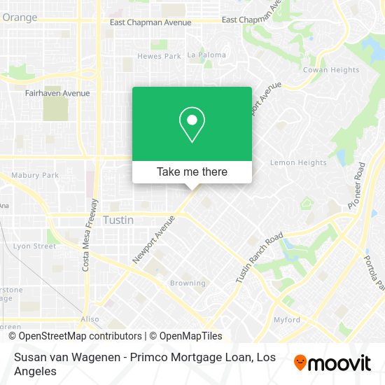 Mapa de Susan van Wagenen - Primco Mortgage Loan