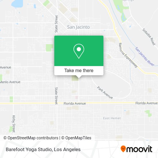 Barefoot Yoga Studio map