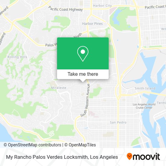 Mapa de My Rancho Palos Verdes Locksmith