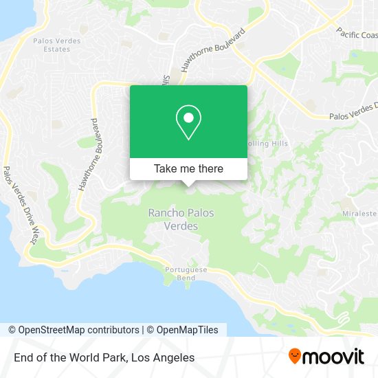 End of the World Park map