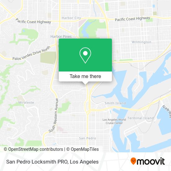 San Pedro Locksmith PRO map