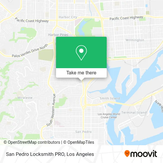San Pedro Locksmith PRO map