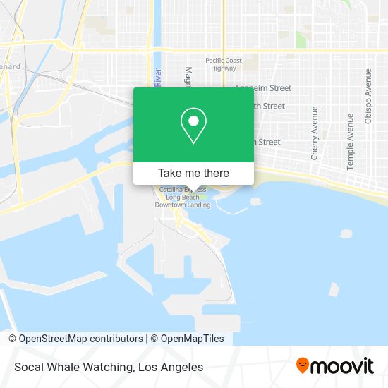 Socal Whale Watching map