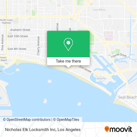 Nicholas Elk Locksmith Inc map