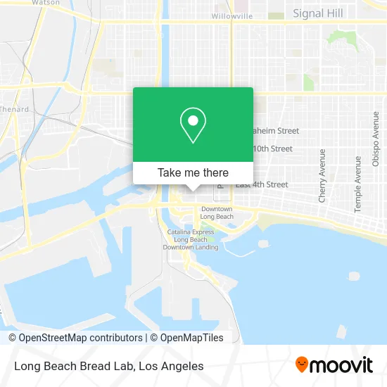 Mapa de Long Beach Bread Lab