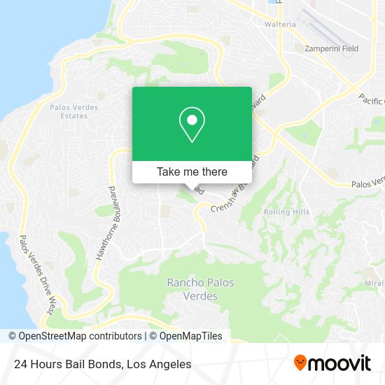 Mapa de 24 Hours Bail Bonds