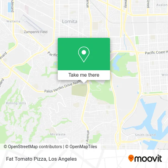Fat Tomato Pizza map