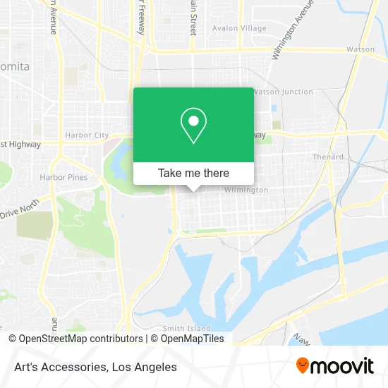 Art's Accessories map