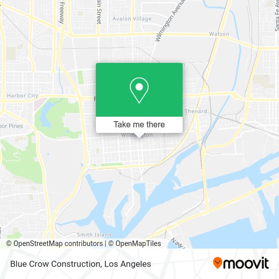 Blue Crow Construction map