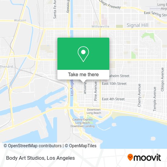 Mapa de Body Art Studios
