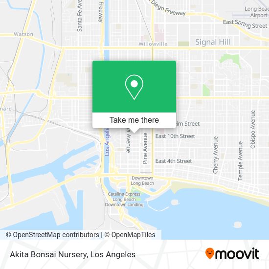 Mapa de Akita Bonsai Nursery