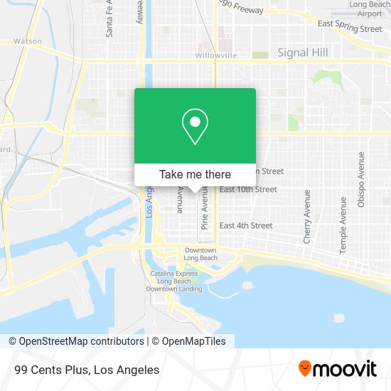 99 Cents Plus map
