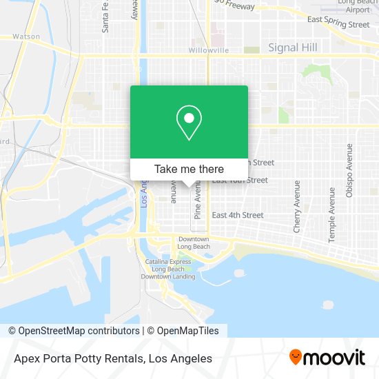 Mapa de Apex Porta Potty Rentals