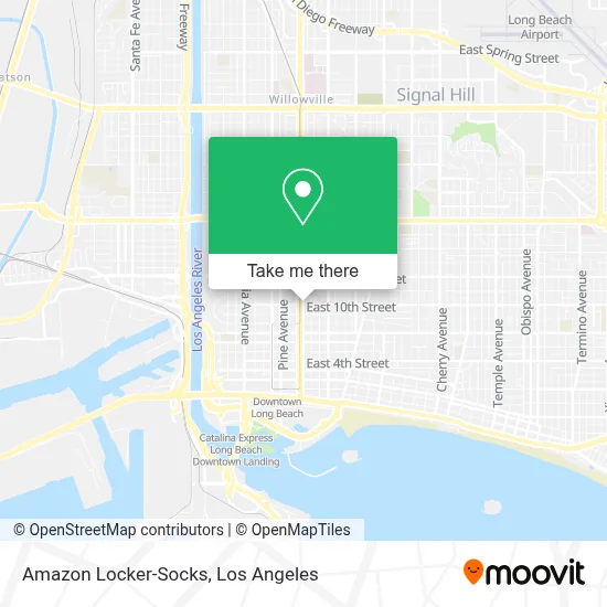 Amazon Locker-Socks map