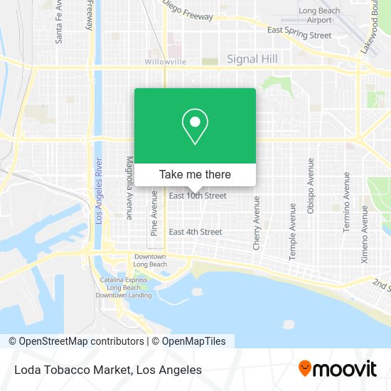 Loda Tobacco Market map
