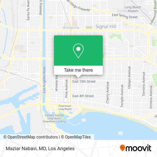 Maziar Nabavi, MD map