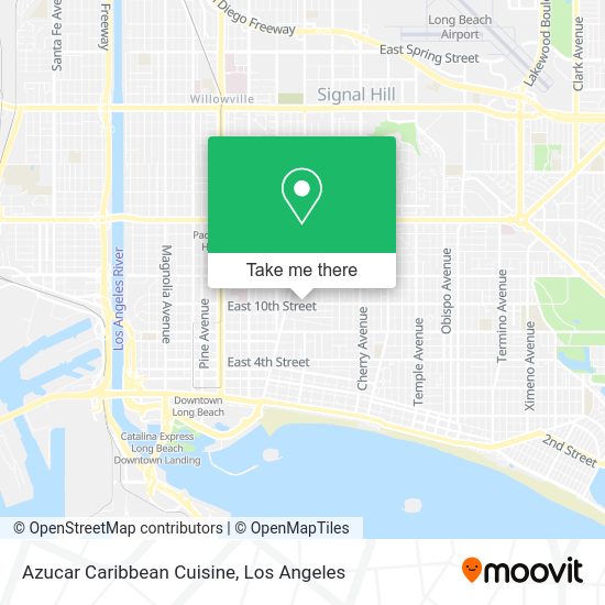 Azucar Caribbean Cuisine map