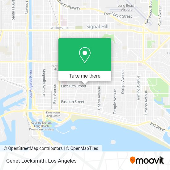 Mapa de Genet Locksmith