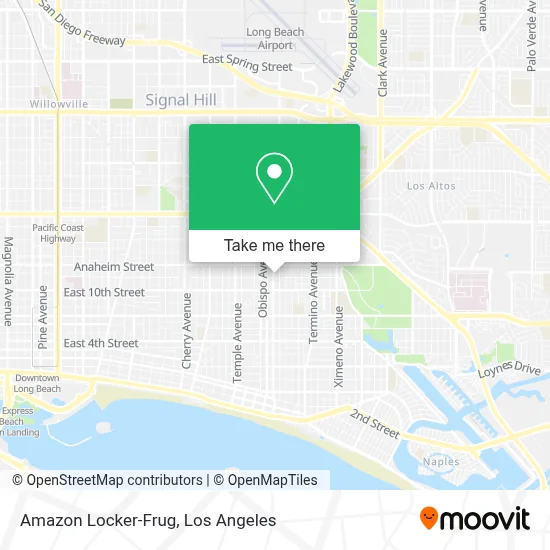 Amazon Locker-Frug map