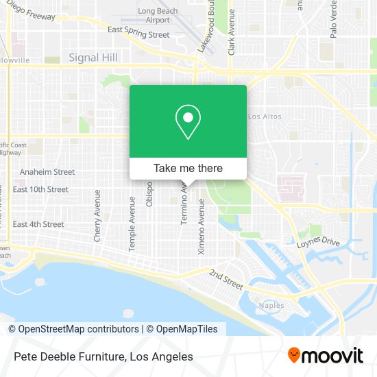 Pete Deeble Furniture map