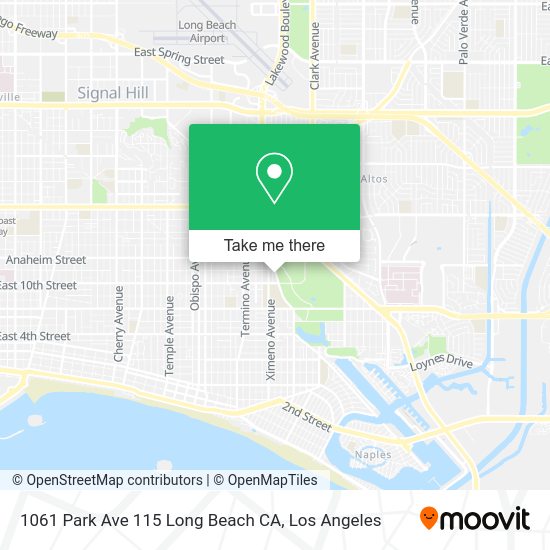 1061 Park Ave 115 Long Beach CA map