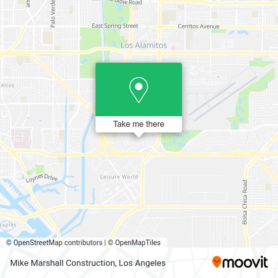 Mike Marshall Construction map