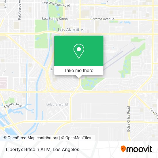 Mapa de Libertyx Bitcoin ATM
