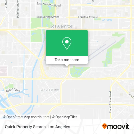 Quick Property Search map