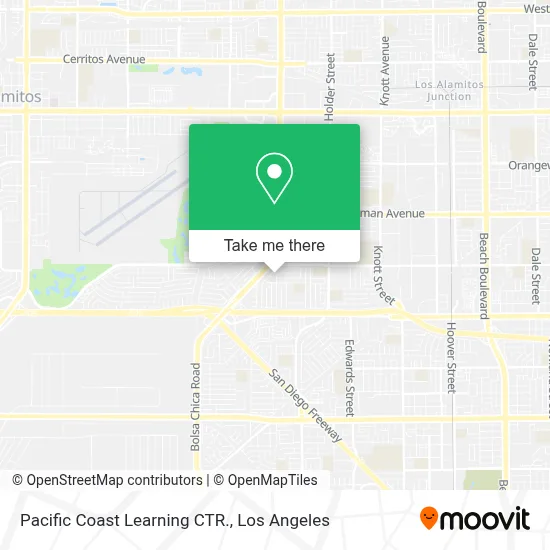 Pacific Coast Learning CTR. map