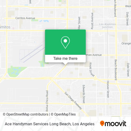 Ace Handyman Services Long Beach map