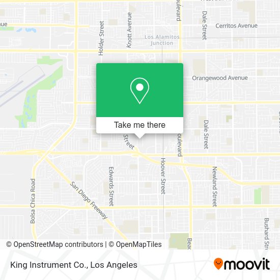 Mapa de King Instrument Co.