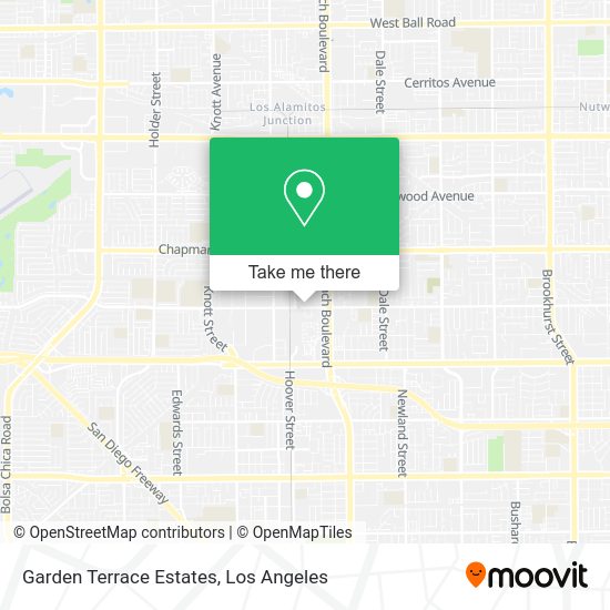 Mapa de Garden Terrace Estates