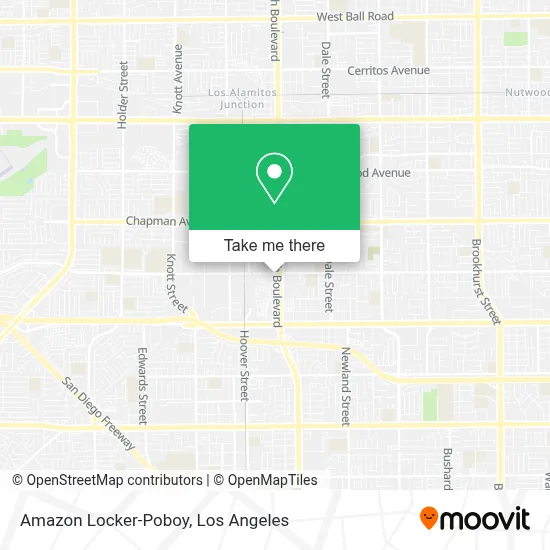 Amazon Locker-Poboy map