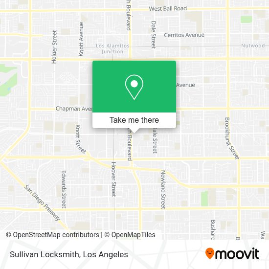 Sullivan Locksmith map