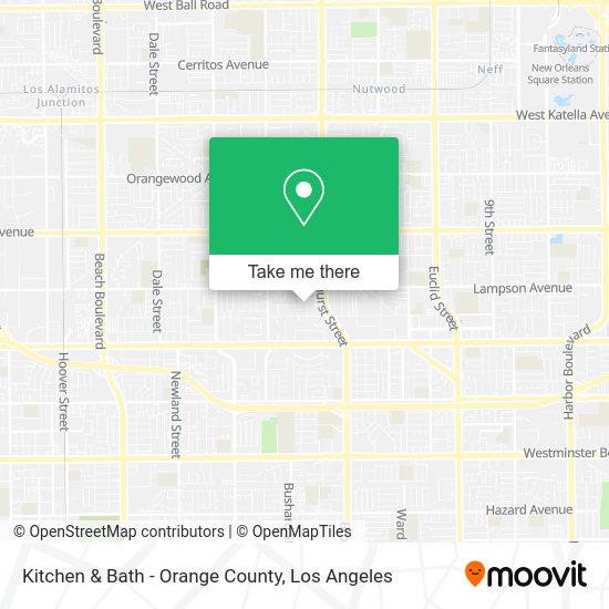 Kitchen & Bath - Orange County map
