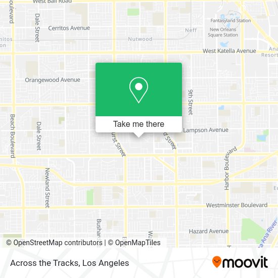 Mapa de Across the Tracks
