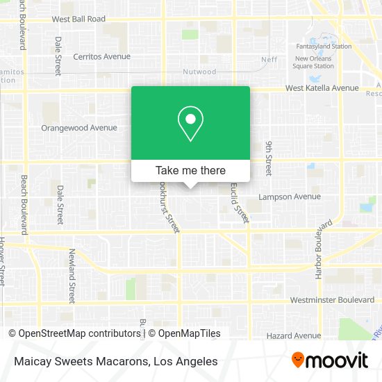 Maicay Sweets Macarons map