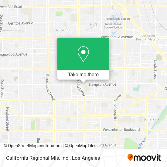 California Regional Mls, Inc. map