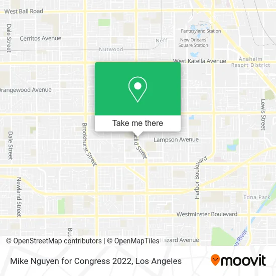 Mapa de Mike Nguyen for Congress 2022