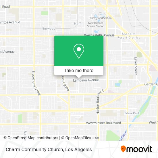 Charm Community Church map