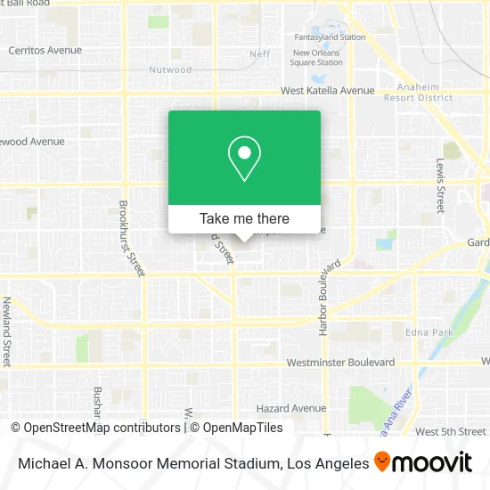 Michael A. Monsoor Memorial Stadium map