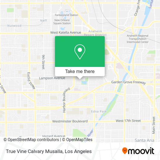 True Vine Calvary Musalla map