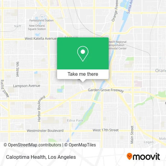 Caloptima Health map