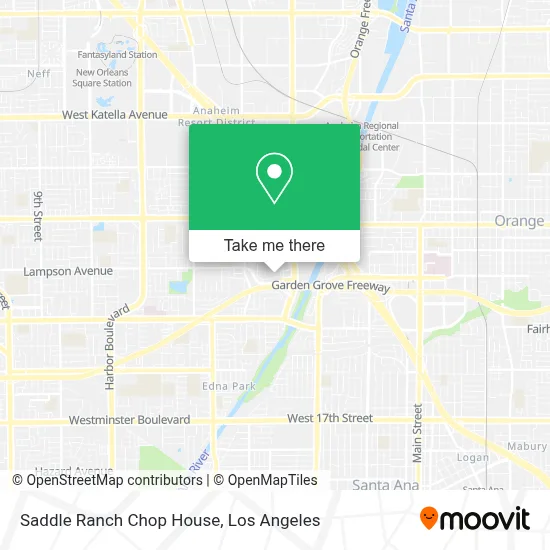 Saddle Ranch Chop House map