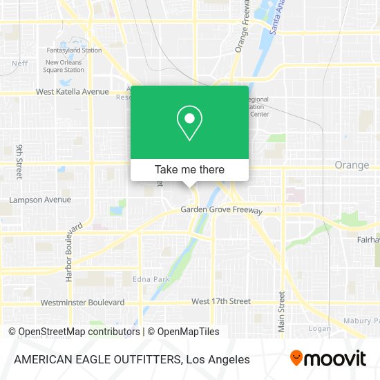 AMERICAN EAGLE OUTFITTERS map